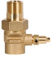 Tuxhorn tubra Ventilkupplung Fix-E Rp 3/4xG3/4, mit Entleerung