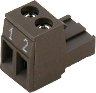 Wolf Gegenstecker schwarz 2-polig, für WPM-1