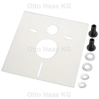 HAAS Schallschutzset DB28 Premium für Wand WC & Bidet 390 x 426 x 6 mm