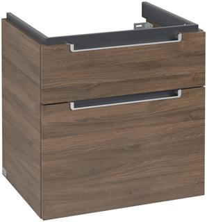 V&B Waschtisch-Unterschrank Subway 2.0 58,7x59x45,4cm, Gr. silb. ma, Ariz. oak