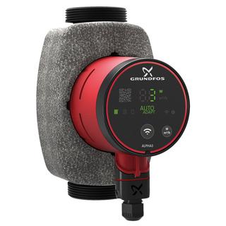 Grundfos Hocheff.Umwälzpumpe Alpha3 32-40, G 2, 180mm, PN 10, 230 V