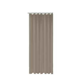 Keuco Duschvorhang Plan uni 1400x2000mm, 8 Ösen, trüffel