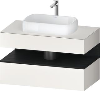 Duravit Waschtisch-Unterschrank Qatego 100x55x60cm, E sw/we m, Pl, 1 Schubkast.