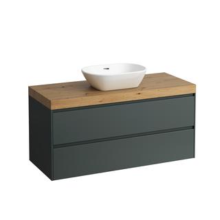 Laufen Waschtischp mit Unterschrank LANI 118,5x58x49,5cm, m AS mi, Pl. Ei, Grau