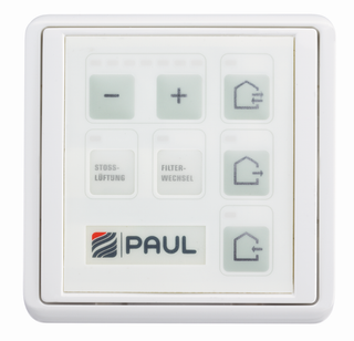 Zehnder Bedieneinheit LED RD für Climos, Focus, Novus, weiß RAL 9010