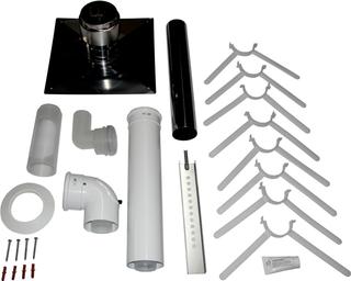 Wolf Anschlussset C93x ES, DN 60/100, DN 80, starr, RLU