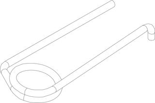 BOSCH Ersatzteil TTNR: 87186632290 Haltefeder 10mm