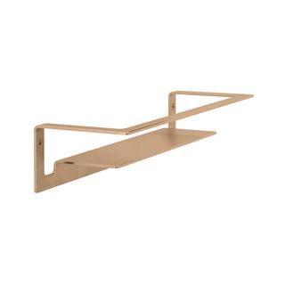 Herzbach Wandablage Living f Duschutens., Wandmont., 300mm, Cop st.