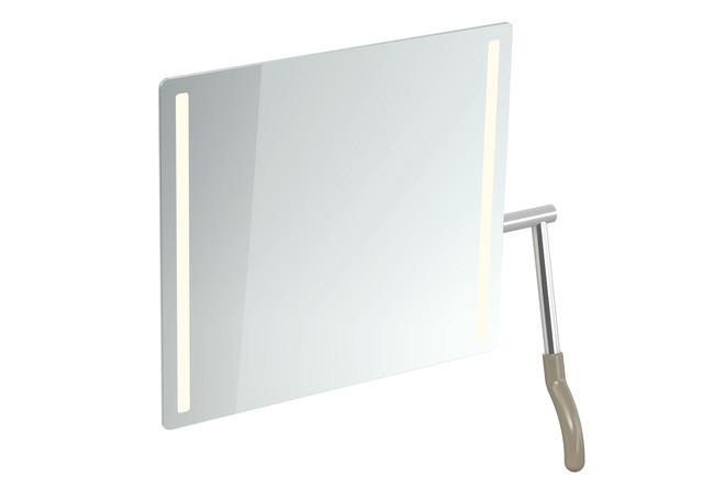 Artikelbild 1 des Artikels „HEWI Kippspiegel 600x540x6mm, Hebel rechts, sand Hebel rechts | sand“