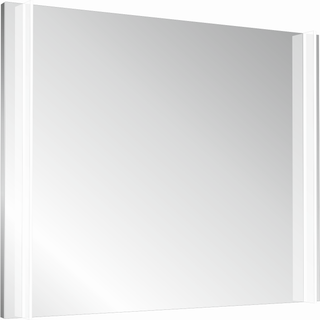 AS LED-Leuchtspiegel Dritto 100x80cm, 2x Lichtsegel