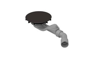 Bette Abl/ÜL-Gar. BetteAir 30-B524 für Duschfliese, slate