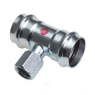 IBP T-Stück PC4130G B Press Carbon 54mmxRp 1/2x54mm, C-Stahl