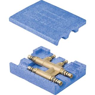 Geberit Kreuzungs-T-Stück Mepla d= 16x16x16mm, mit Dämmbox