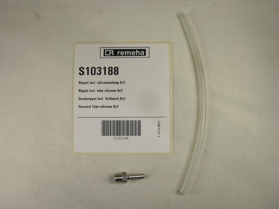 Artikelbild 1 des Artikels „RE Drucknippel Incl. Schlauch 8x2 S103188 “