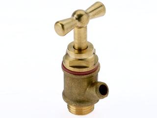 Bender Entleerungsventil 1221 DN 8, DIN 3520, Messing