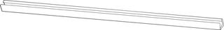 BOSCH Ersatzteil TTNR: 7735600206 Schiene 3K 1874mm