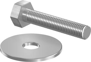Uponor Schraubenset Ecoflex M6x30, Edelstahl, zurm Verschließen