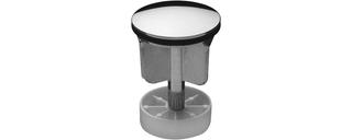 ASW Exzenterstopfen Standard 1 1/4", Pl d 40mm, m O-R, MS we. RA 9010