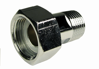 BEULCO Wasserzähler-Verschraubung 6801V 3/4"x1/2" AG, MS, o Bd., o Plomb.