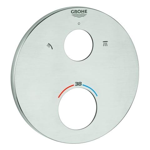 Artikelbild 1 des Artikels „GROHE Rosette 49074 rund für THM-Fertigmontagesets supersteel “