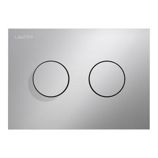Laufen WC-Betätigungsplatte Groove INEO 2-Mengen-Spülung, chrom matt