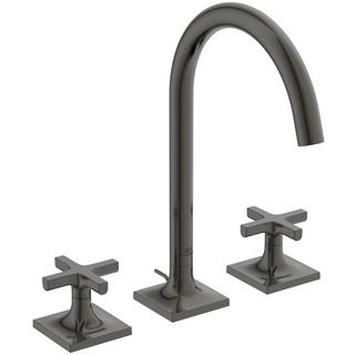 Ideal-Standard 3-Loch-Waschtisch-Armatur Joy Neo Kreuzgriffe, Ausladung 168 mm
