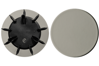 Kaldewei Ablaufdeckel KA90 Secure Plus, warm grey50