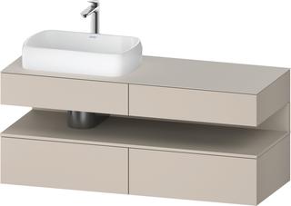 Duravit Waschtisch-Unterschrank Qatego 140x55x60cm, T m/ta m, Pl, Beck. li