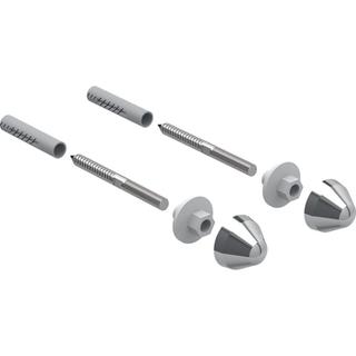 Geberit Befestigungsset m Kunststoff-Abdeckkappe, f Uri., chrom