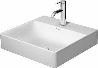 Duravit Möbel-Waschtisch DuraSquare 50x47cm, o. ÜL, m HLB, o. HL, we WG