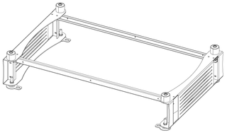 Daikin Design-Standkonsole 5A, pulverbesch. Stahl, für Wärmepumpen