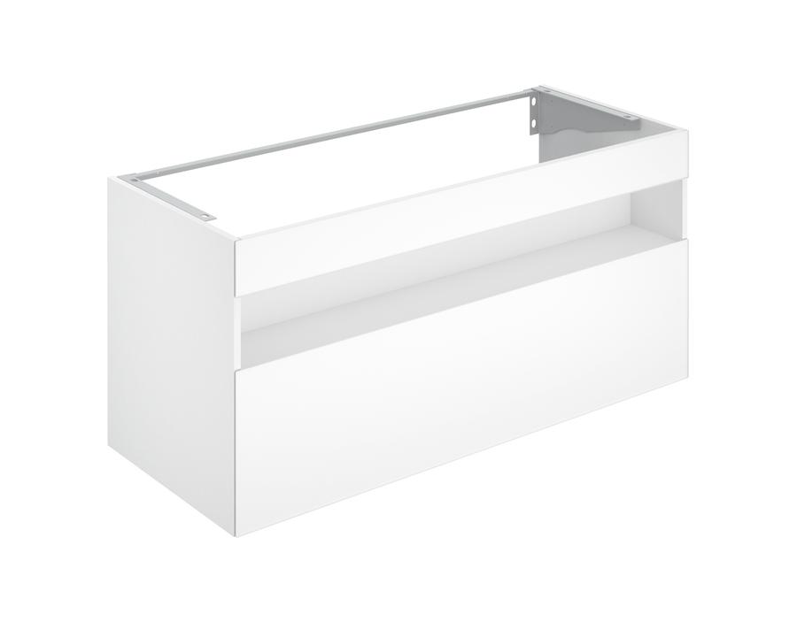 Artikelbild 1 des Artikels „Keuco Waschtisch-Unterschrank Stageline 120x62,5x49cm, D w, Gl we., 1 Frontausz. 120 x 62,5 x 49 cm | Dekor weiß, Glas weiß klar“