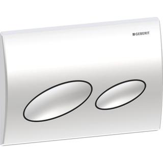 Geberit Betätigungsplatte Kappa20 hgl-vc, für 2-Mengen-Spülung, Kunststoff