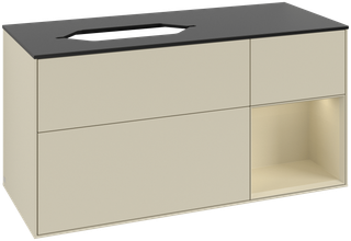 V&B Waschtisch-Unterschrank Finion 120x60 cm, Rg r si Gr m Lac, si Gr m Lac