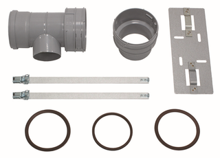 Vaillant T-Stück Set 7 DN 100, für Abgasanschluss 80/125mm, PP
