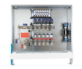 Strawa FB-Anschl-St. H 63 W1-WMZ-X-80 8 HK, Anschl hor, im Unterputzschrank