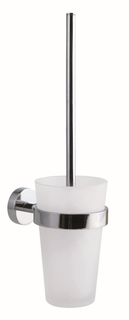 tnwb Toilettenbürstengarnitur PRO 020 97x413x137mm, Zink, vc, G sat, BK TPE an