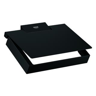 GROHE WC-Papierhalter Selection Cube m Deck, verd. Befestigung, phantom black
