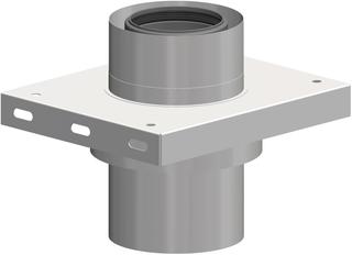 ATEC Konsole PolyClassic +Iron/White DN 100/150, m Zuluftöff., PP, ES weiß