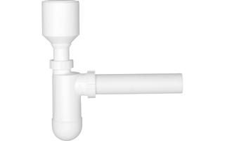 ASW Flaschengeruchsverschluss 50x40mm, PP we, f Urinal-/Ausgussbecken