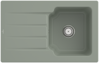 V&B Spüle Architectura 45 m Abl.garn, Hand., m green Ceramic-Plus