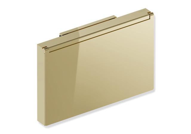 Artikelbild 1 des Artikels „HEWI WC-Papierhalter System 900 Q PVD Messing glänzend, mit Deckel PVD, messing glänzend“