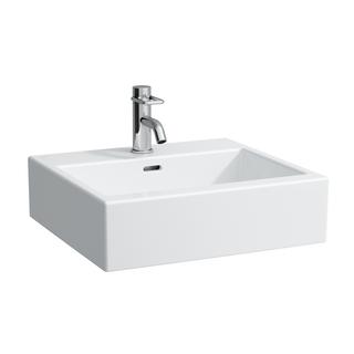 Laufen Waschtisch LIVING CITY 50x46cm, unterbaufähig, weiß, 1 Hahnloch