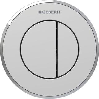 Geberit WC-Steuerung Typ 10 pneu ro 2-Mg, Ros./Tast. ch ma, Rg. pol.
