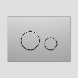 Sanit Betätigungsplatte INEO CEDO 2-Mg-Spül., 205x147x8,5mm, mattchrom