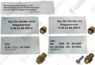 VA Umstellsatz Vaillant-Nr. 0010042271