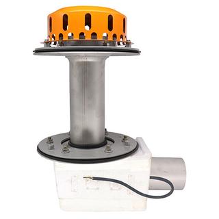 LORO DRAINLET Kompl.-FD-Abl. Ser. 84 DN 100, m WD + Hz, Fl, Ausl stl 3G, 2tlg