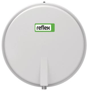 Reflex Membran-Druckausdehnungsgefäß F 8, 3 bar/G 3/8, rund, weiß