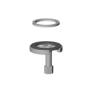 DO Bef. mit Flachdichtung 43 x 34 x 3 mm ERSATZTEILE 04301103870 D 52 x 1,5 mm