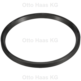 HAAS Lippendichtring DN 40, Gummi, schwarz, für HT-Rohre